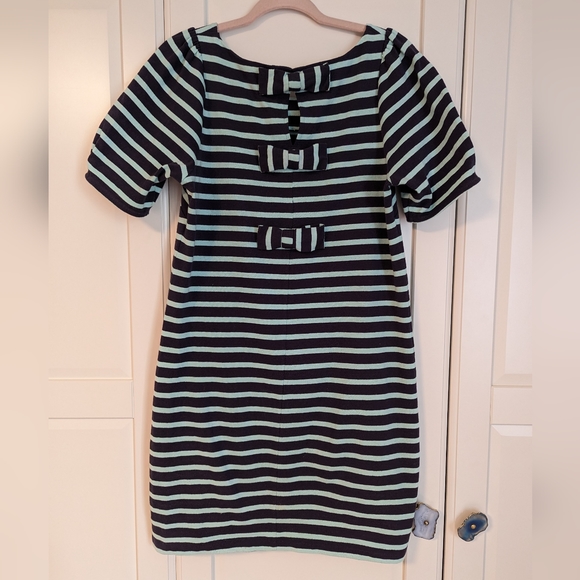 Anthropology - 9-H15 STCL - Midi Dress with Bow - Sz Medium - Picture 3 of 5